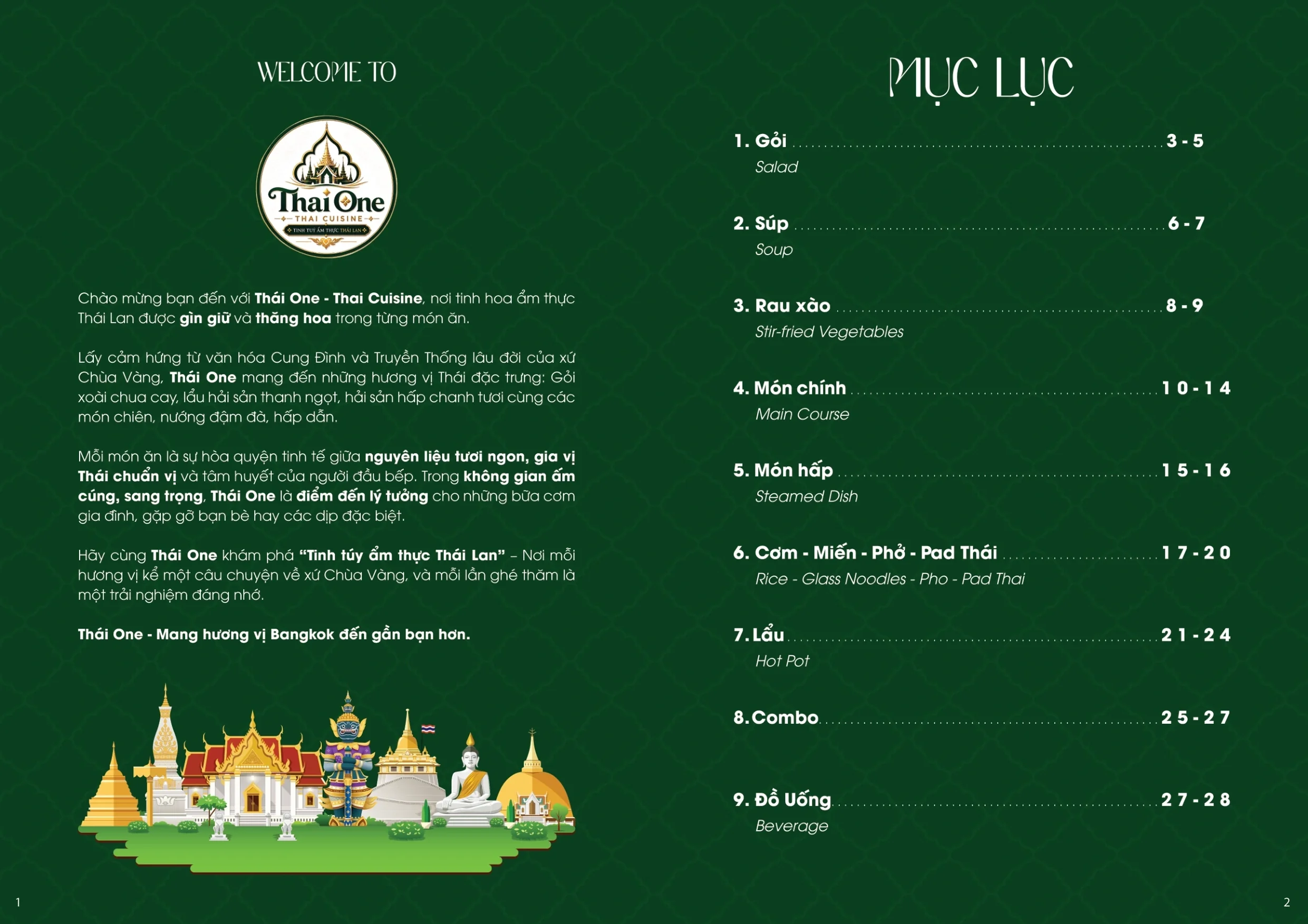 menu thai one update 2-3
