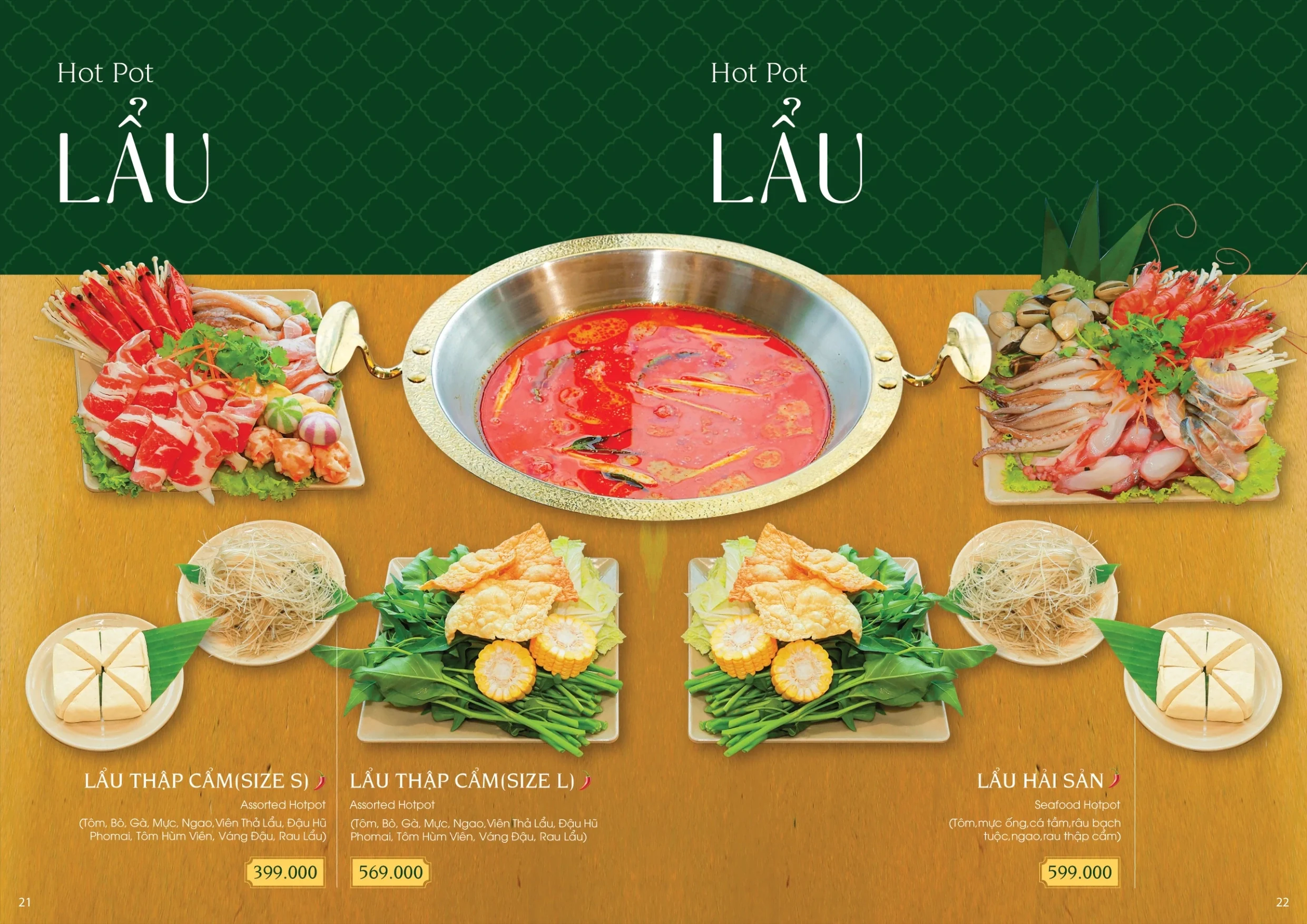menu thai one update 22-23