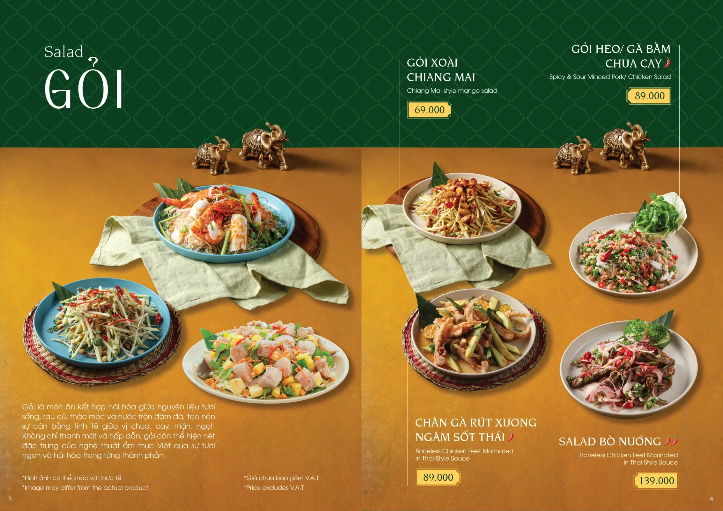 menu thai one update 4-5