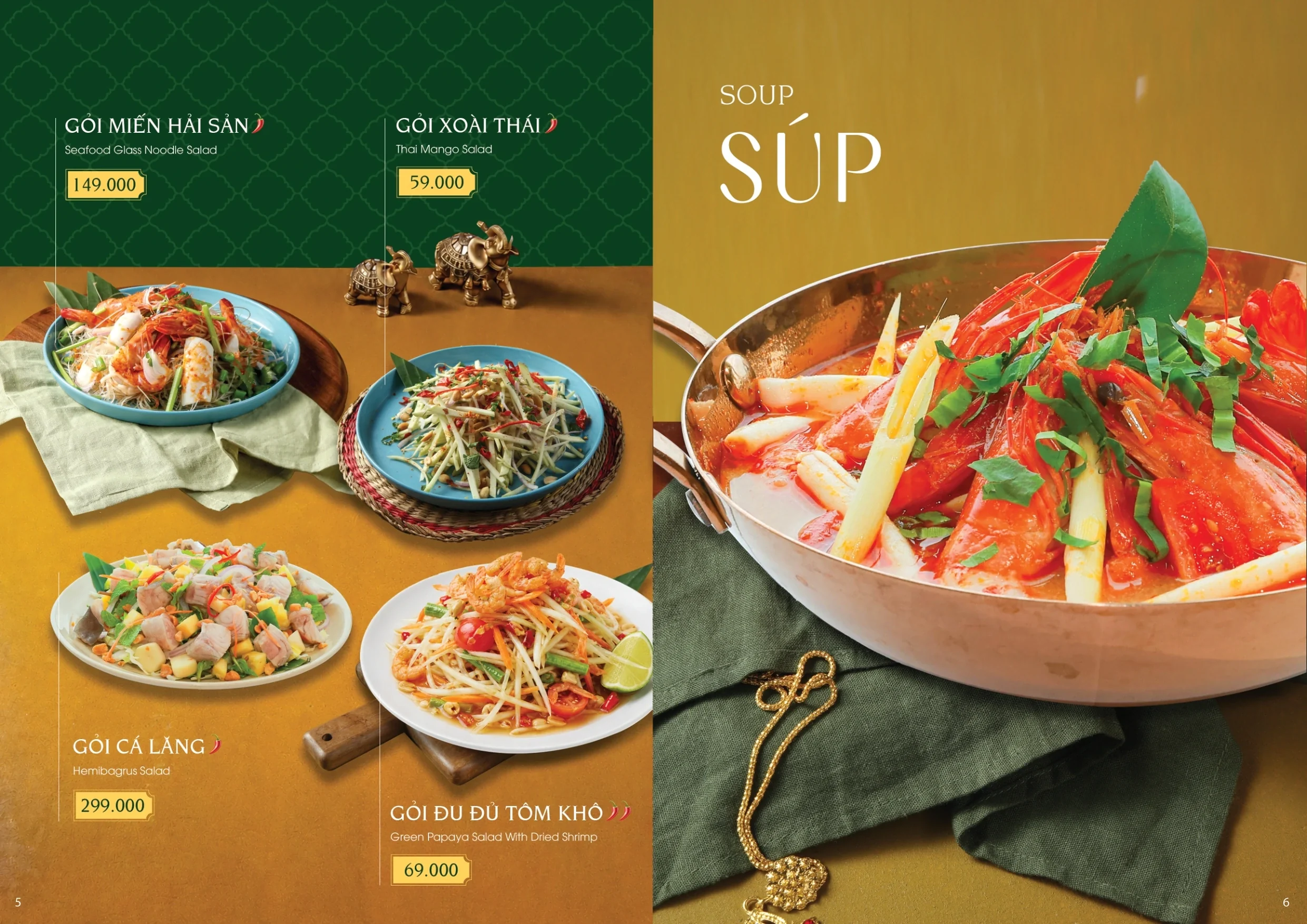 menu thai one update 6-7
